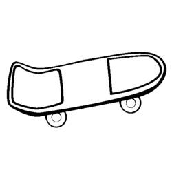 Coloring page: Skateboard (Transportation) #139382 - Free Printable Coloring Pages