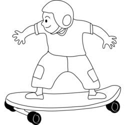 Coloring page: Skateboard (Transportation) #139393 - Free Printable Coloring Pages