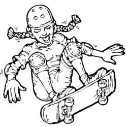 Coloring page: Skateboard (Transportation) #139394 - Free Printable Coloring Pages