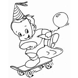 Coloring page: Skateboard (Transportation) #139396 - Free Printable Coloring Pages