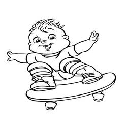 Coloring page: Skateboard (Transportation) #139419 - Free Printable Coloring Pages