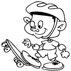 Coloring page: Skateboard (Transportation) #139432 - Free Printable Coloring Pages