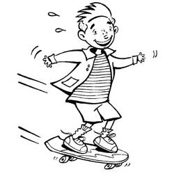 Coloring page: Skateboard (Transportation) #139473 - Free Printable Coloring Pages