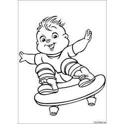 Coloring page: Skateboard (Transportation) #139497 - Free Printable Coloring Pages