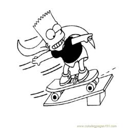 Coloring page: Skateboard (Transportation) #139520 - Free Printable Coloring Pages