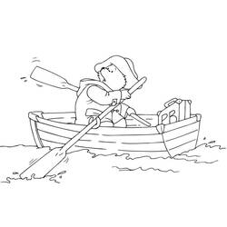 Coloring page: Small boat / Canoe (Transportation) #142319 - Printable coloring pages