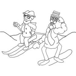 Coloring page: Snowboard (Transportation) #143811 - Free Printable Coloring Pages