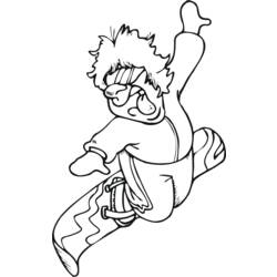 Coloring page: Snowboard (Transportation) #143831 - Free Printable Coloring Pages