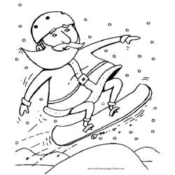 Coloring page: Snowboard (Transportation) #143832 - Printable coloring pages