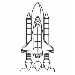 Spacecraft (Transportation) coloring page #221809 to print and color