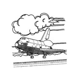 Coloring page: Spaceship (Transportation) #140306 - Free Printable Coloring Pages