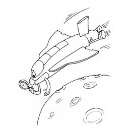Coloring page: Spaceship (Transportation) #140326 - Free Printable Coloring Pages