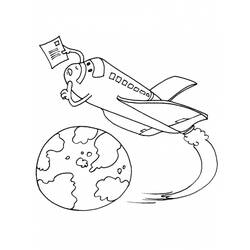 Coloring page: Spaceship (Transportation) #140331 - Free Printable Coloring Pages