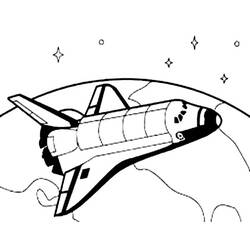 Coloring page: Spaceship (Transportation) #140452 - Printable coloring pages