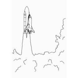 Coloring page: Spaceship (Transportation) #140455 - Printable coloring pages