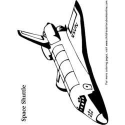 Coloring page: Spaceship (Transportation) #140466 - Free Printable Coloring Pages