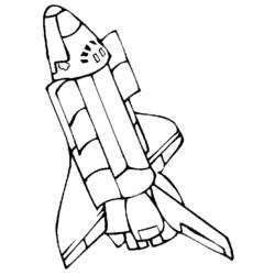 Coloring page: Spaceship (Transportation) #140474 - Free Printable Coloring Pages