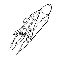 Coloring page: Spaceship (Transportation) #140494 - Printable coloring pages