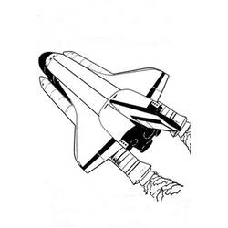 Coloring page: Spaceship (Transportation) #140553 - Free Printable Coloring Pages