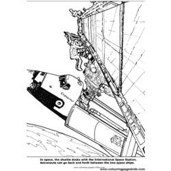 Coloring page: Spaceship (Transportation) #140565 - Free Printable Coloring Pages