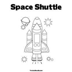 Coloring page: Spaceship (Transportation) #140566 - Free Printable Coloring Pages