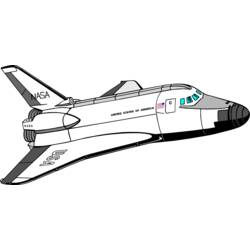 Coloring page: Spaceship (Transportation) #140632 - Printable coloring pages