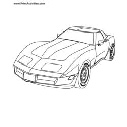 Coloring page: Sports car / Tuning (Transportation) #146909 - Free Printable Coloring Pages