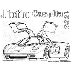 Coloring page: Sports car / Tuning (Transportation) #146915 - Free Printable Coloring Pages