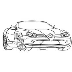 Coloring page: Sports car / Tuning (Transportation) #146926 - Printable coloring pages