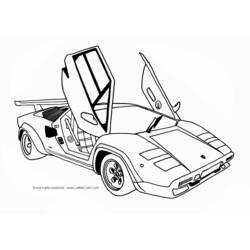 Coloring page: Sports car / Tuning (Transportation) #146931 - Free Printable Coloring Pages