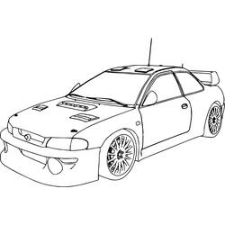 Coloring page: Sports car / Tuning (Transportation) #146943 - Printable coloring pages
