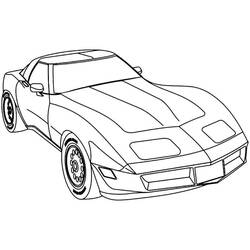 Coloring page: Sports car / Tuning (Transportation) #146951 - Free Printable Coloring Pages