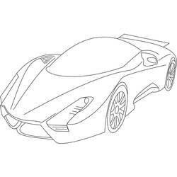 Coloring page: Sports car / Tuning (Transportation) #146955 - Free Printable Coloring Pages