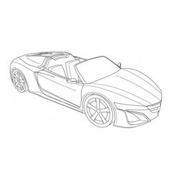 Coloring page: Sports car / Tuning (Transportation) #146959 - Printable coloring pages