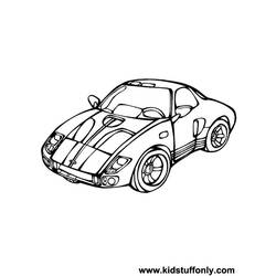 Coloring page: Sports car / Tuning (Transportation) #146968 - Free Printable Coloring Pages