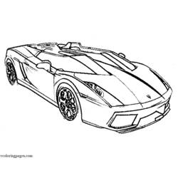 Coloring page: Sports car / Tuning (Transportation) #146970 - Free Printable Coloring Pages