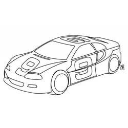 Coloring page: Sports car / Tuning (Transportation) #146972 - Free Printable Coloring Pages