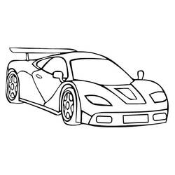 Coloring page: Sports car / Tuning (Transportation) #146978 - Free Printable Coloring Pages