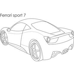Coloring page: Sports car / Tuning (Transportation) #146993 - Free Printable Coloring Pages