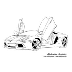 Coloring page: Sports car / Tuning (Transportation) #147001 - Free Printable Coloring Pages