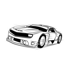 Coloring page: Sports car / Tuning (Transportation) #147002 - Free Printable Coloring Pages