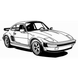 Coloring page: Sports car / Tuning (Transportation) #147007 - Free Printable Coloring Pages