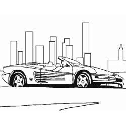 Coloring page: Sports car / Tuning (Transportation) #147048 - Free Printable Coloring Pages