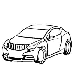 Coloring page: Sports car / Tuning (Transportation) #147089 - Free Printable Coloring Pages