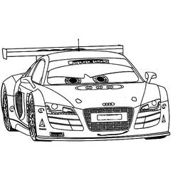 Coloring page: Sports car / Tuning (Transportation) #147092 - Printable coloring pages