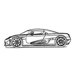 Coloring page: Sports car / Tuning (Transportation) #147096 - Free Printable Coloring Pages