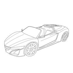 Coloring page: Sports car / Tuning (Transportation) #147148 - Free Printable Coloring Pages