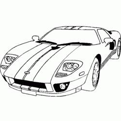 Coloring page: Sports car / Tuning (Transportation) #147152 - Free Printable Coloring Pages