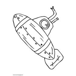 Coloring page: Submarine (Transportation) #137705 - Printable coloring pages