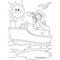 Coloring page: Submarine (Transportation) #137720 - Printable coloring pages